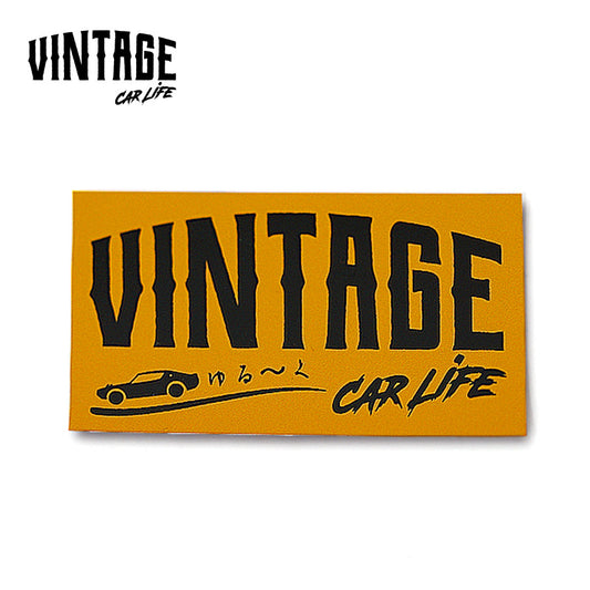 車用ステッカー(オレンジ)
