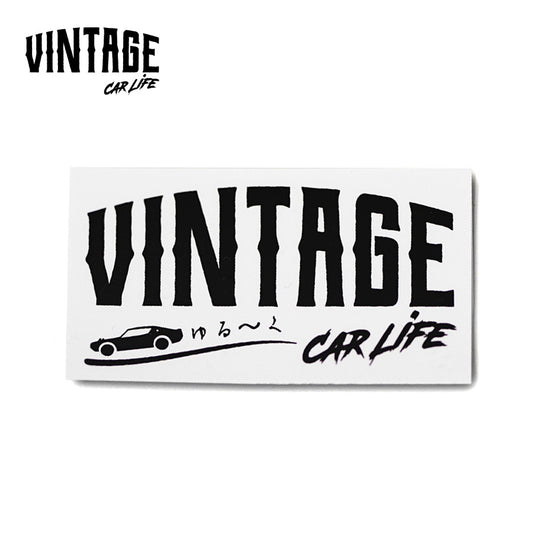 車用ステッカー(ホワイト)