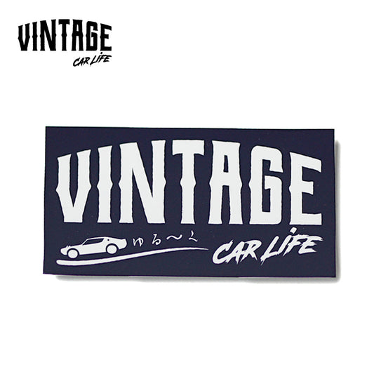 車用ステッカー(ネイビー)