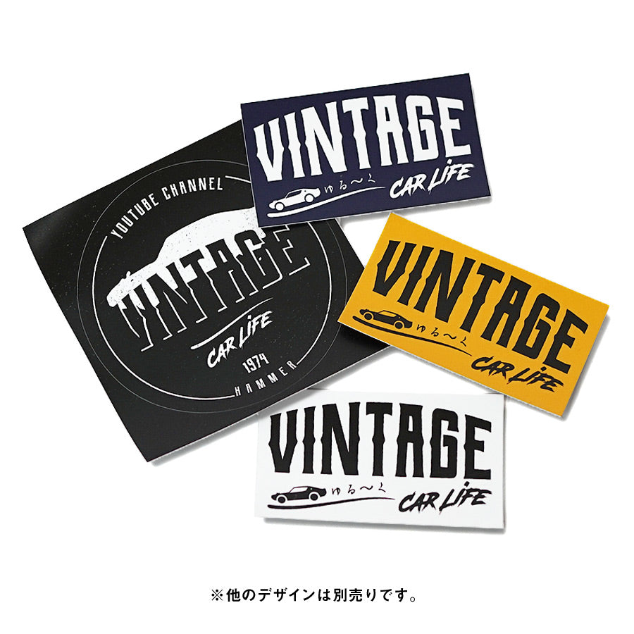 車用ステッカー(ネイビー)